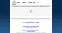 Desktop Screenshot of panchayatsgoa.gov.in